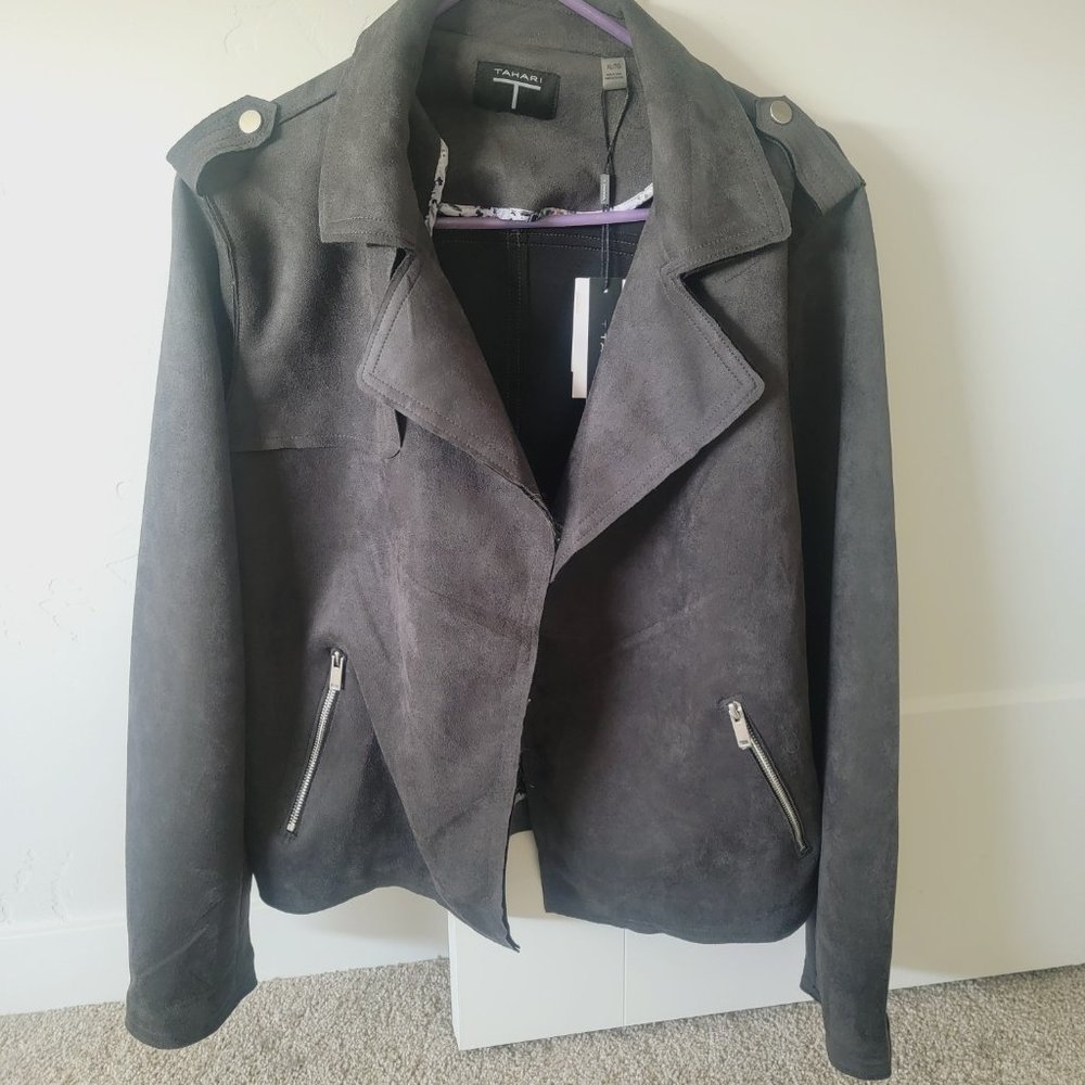 Tahari Moto Jacket